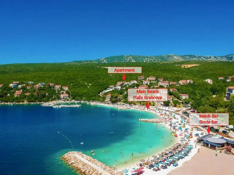Sea View Apartment, 4 Min. By Foot To Main Beach Jadranovo Croatia